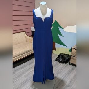 Blue Petite Evening Gown